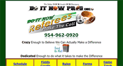 Desktop Screenshot of doitnowreferees.com